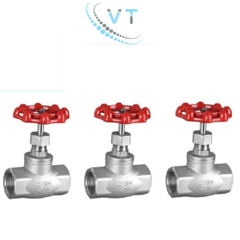 VAN CẦU HƠI REN DN15-DN50 inox 304