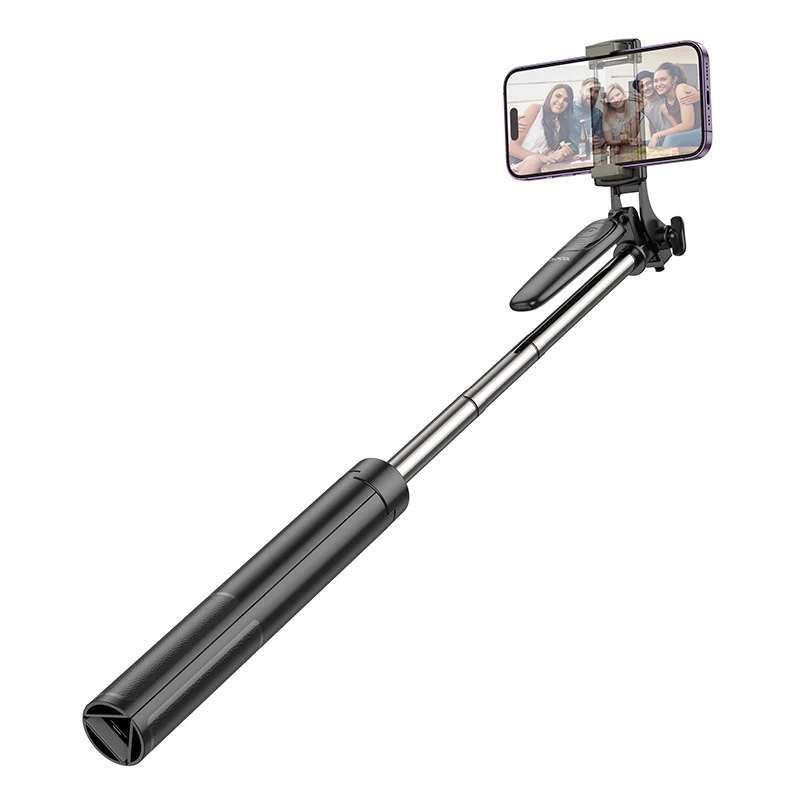 Gậy chụp ảnh 3 chân Bluetooth  Hoco K19 dài 1m57, siêu chắc chắn .