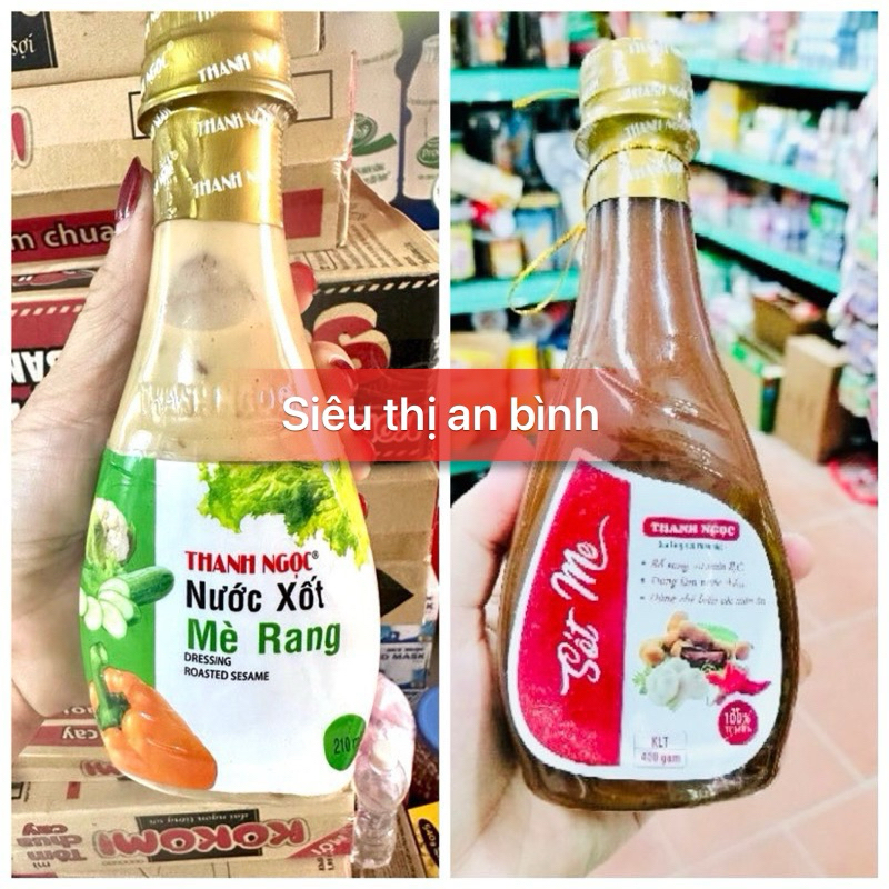 Nước Chấm Mè Rang - Sốt Me Chai 210g - 400g Thanh Ngọc | Shopee Việt Nam