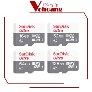 Thẻ nhớ Sandisk 64GB tốc độ cao Class 10 (Trắng)