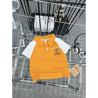 Áo Polo cổ bẻ cho bé trai phong cách hàn quốc siêu đẹp, Áo thun cộc tay chất liệu Cotton thoáng mát-Size từ 8-30kg