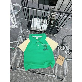 Áo Polo cổ bẻ cho bé trai phong cách hàn quốc siêu đẹp, Áo thun cộc tay chất liệu Cotton thoáng mát-Size từ 8-30kg