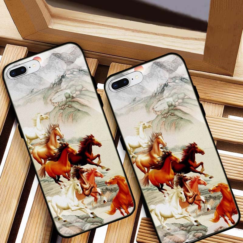 ỐP LƯNG IPHONE 7, 8, 7 PLUS, 8 PLUS HÌNH 555 LƯNG KÍNH CƯỜNG LỰC CAO CẤP