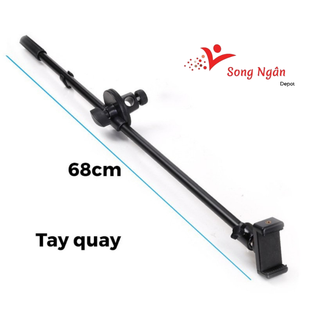 Cây livestream giá đỡ điện thoại gậy chụp ảnh kèm tay quay 360 giúp chụp ảnh sản phẩm quay video