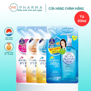 Dầu Tẩy Trang Kose Softymo Cleansing Oil Túi Refill 200ml