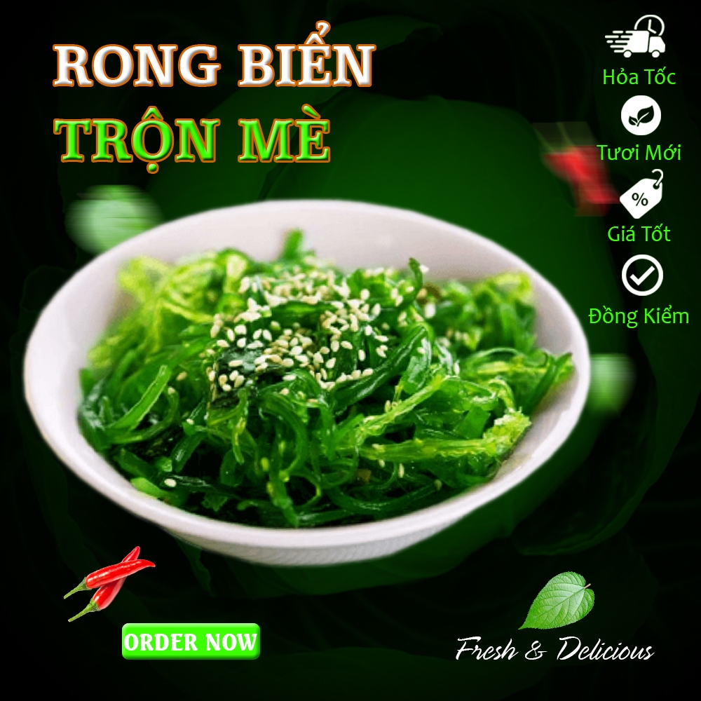 Rong Biển Trộn Mè Chuaka Wakame – Rong Biển Nhật Bản Trộn Sẵn 1kg ...