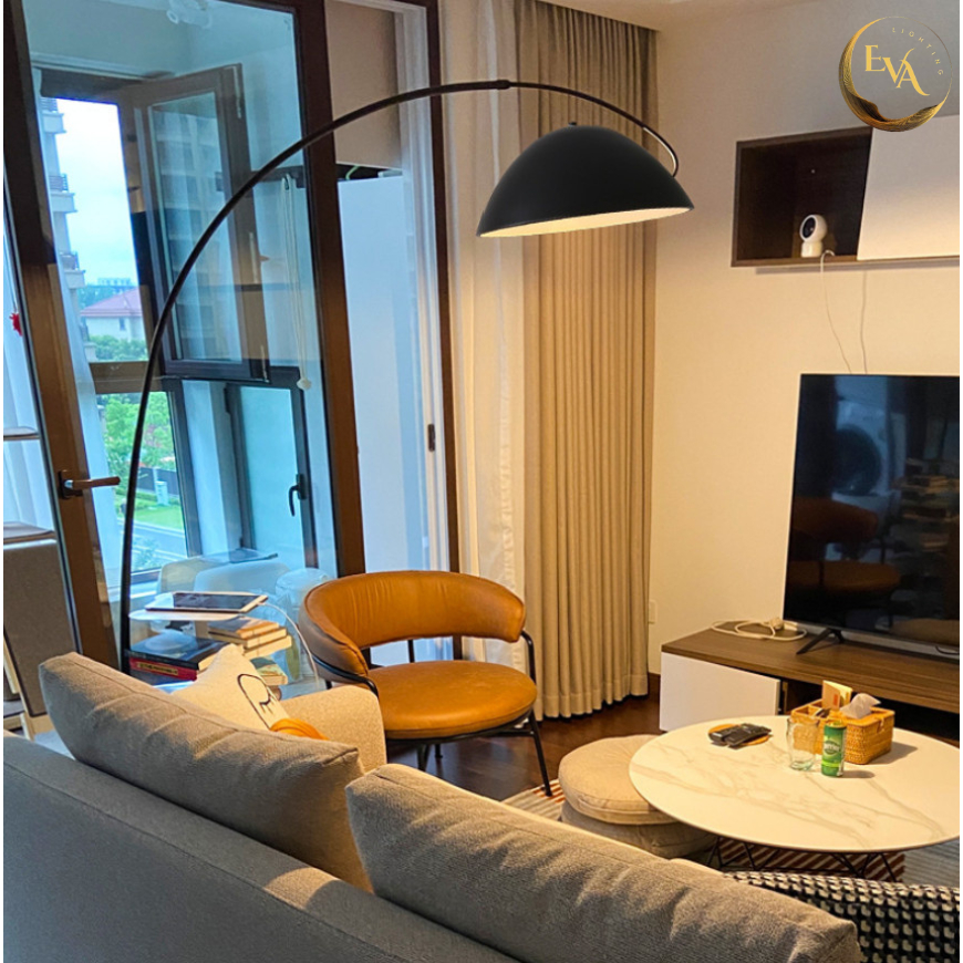 Đèn cây đứng đèn decor EVA ML-5116 trang trí phòng khách, phòng ngủ, phòng làm việc, đế đá tự nhiên bảo hành 12 tháng