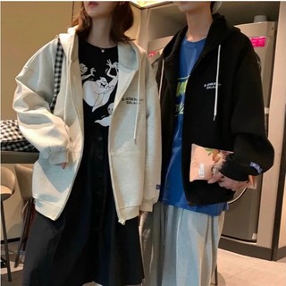 Áo Khoác Nỉ Cặp Đôi Form Rộng Họa Tiết Chữ In B-ANK Phong Cách BASIC Cực Đẹp