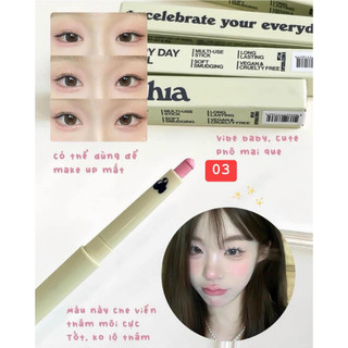 Chì kẻ viền môi UNLEASHIA Oh! Happy Day Lip Pencil nét nhỏ dễ viền môi - Bebeau