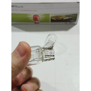 Bóng đèn ô tô chân cắm T20, bóng đèn sợi đốt 2 tóc 12v 21/5W ánh sáng trắng.(Giá 1 bóng)