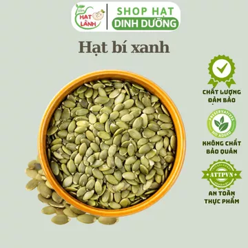 Hạt bí xanh tách vỏ nhân sống, hạt dinh dưỡng tốt cho sức khỏe - Tiệm hạt lành