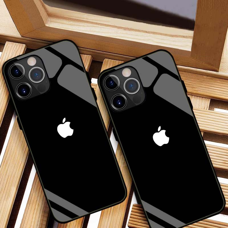 ỐP LƯNG IPHONE 12, 12 MINI, 12 PRO, 12 PROMAX HÌNH 555 LƯNG KÍNH CƯỜNG LỰC CAO CẤP