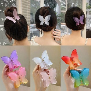 Kẹp tóc hình cánh bư ớ m 9cm,kẹp càng cua đẹp cho nữ đẹp hottrend nhiều màu phong cách Hàn Quốc, cặp búi tóc cute