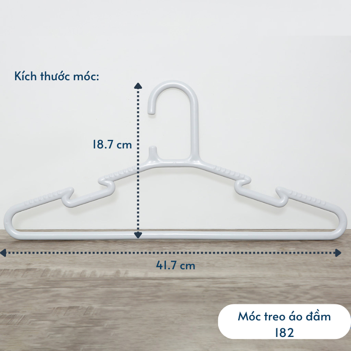 Set 10 móc áo treo áo quần người lớn tiêu chuẩn Nhật, tiện dụng, đa năng - CHÍNH HÃNG INOCHI