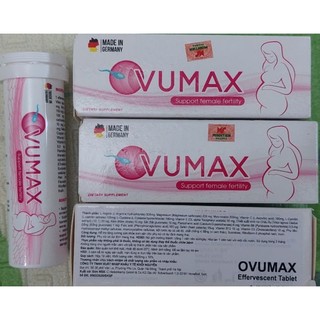 Viên sủi Vumax (hộp 10 viên sủi)  hỗ trợ cho phụ nữ chuẩn bị mangthai
