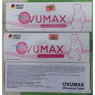 Viên sủi Vumax (hộp 10 viên sủi)  hỗ trợ cho phụ nữ chuẩn bị mangthai