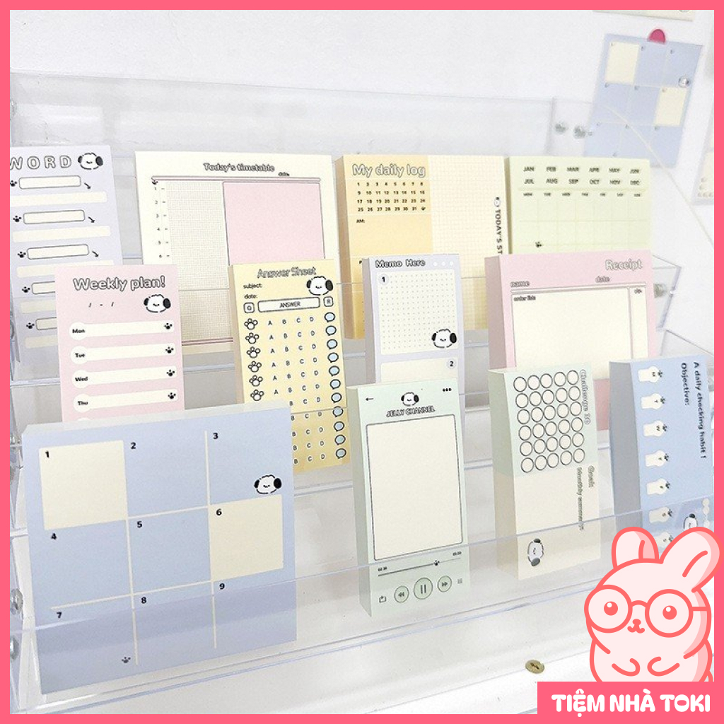 Giấy note giúp học từng vựng Word list 100 tờ Tiệm nhà Toki | Shopee ...