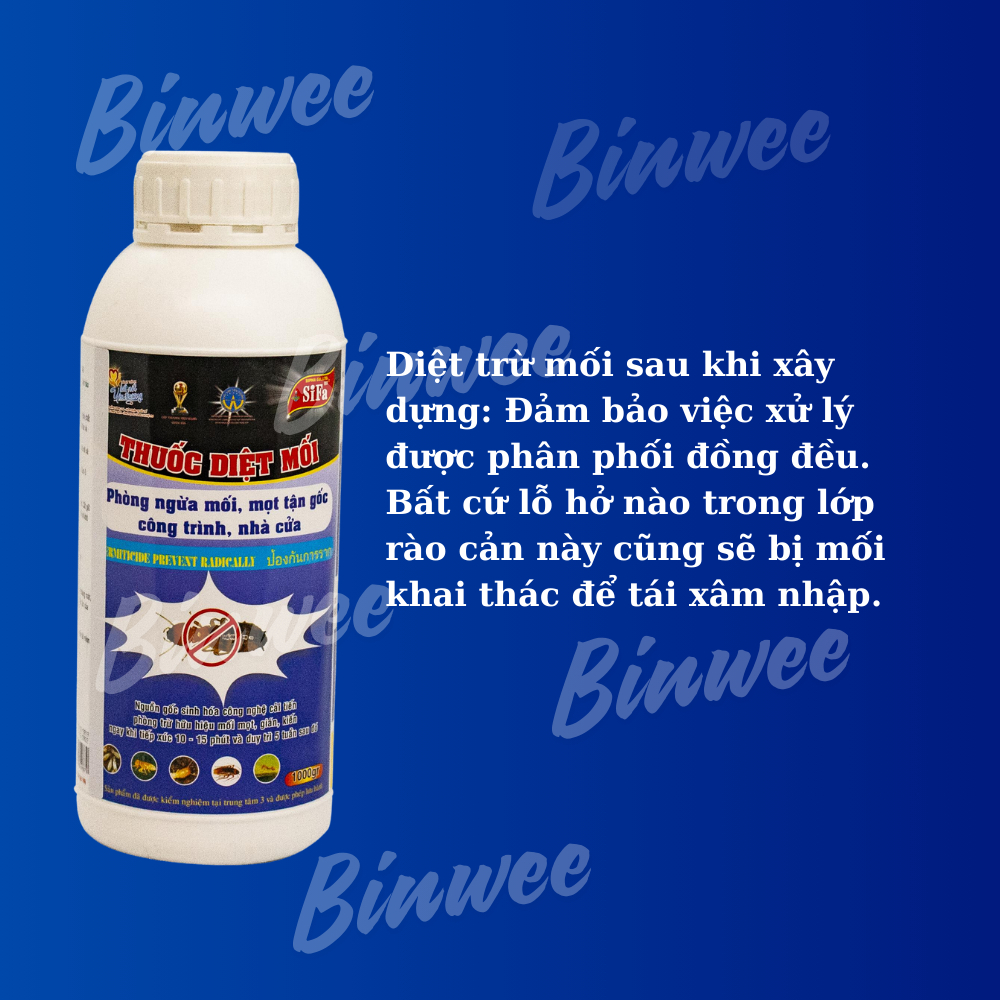 Diệt mối SIFA 1kg diệt mối công trình an toàn tiện dụng, diệt mọt gỗ tủ bếp, sàn gỗ, khung cửa, cây trồng