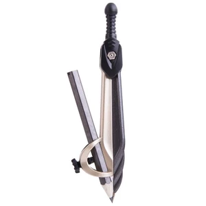Bộ Compa học sinh Deli, Đen - Gồm 8 dụng cụ - EG30404