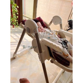 (THANH LÝ)Ghế ăn dặm Honper điều chỉnh độ cao, điều chỉnh độ ngả, gấp gọn, có bánh xe cực chắc chắn bảo hành 2 năm