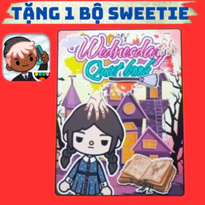 Đồ Chơi Bé Gái Ngôi Nhà Búp Bê Tocaboca Wednesday Quite Book Đồ Chơi Montessori H20N