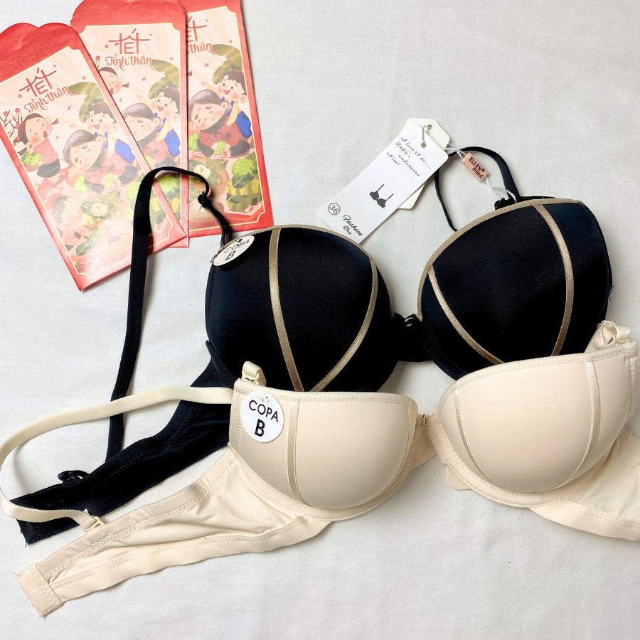 Áo Ngực Nữ Nâng Ngực Copa Mút Kép Có Gọng Quả Tròn Mềm Y15
