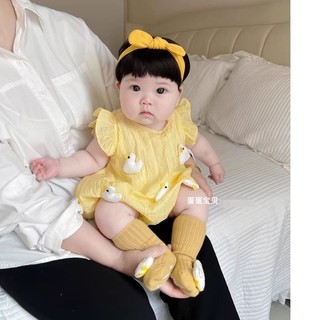 [HÀNG THIẾT KẾ] Bộ body cho bé gái siêu đáng yêu - Bodysuit body chip cho bé sơ sinh đính thỏ, vịt, trái tim xinh xắn
