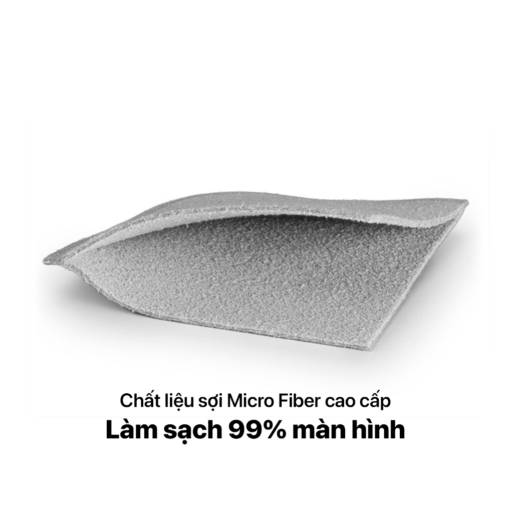 Khăn lau vi sợi Slimcase dành cho màn hình thiết bị điện tử, điện thoại, máy tính bảng, laptop,....