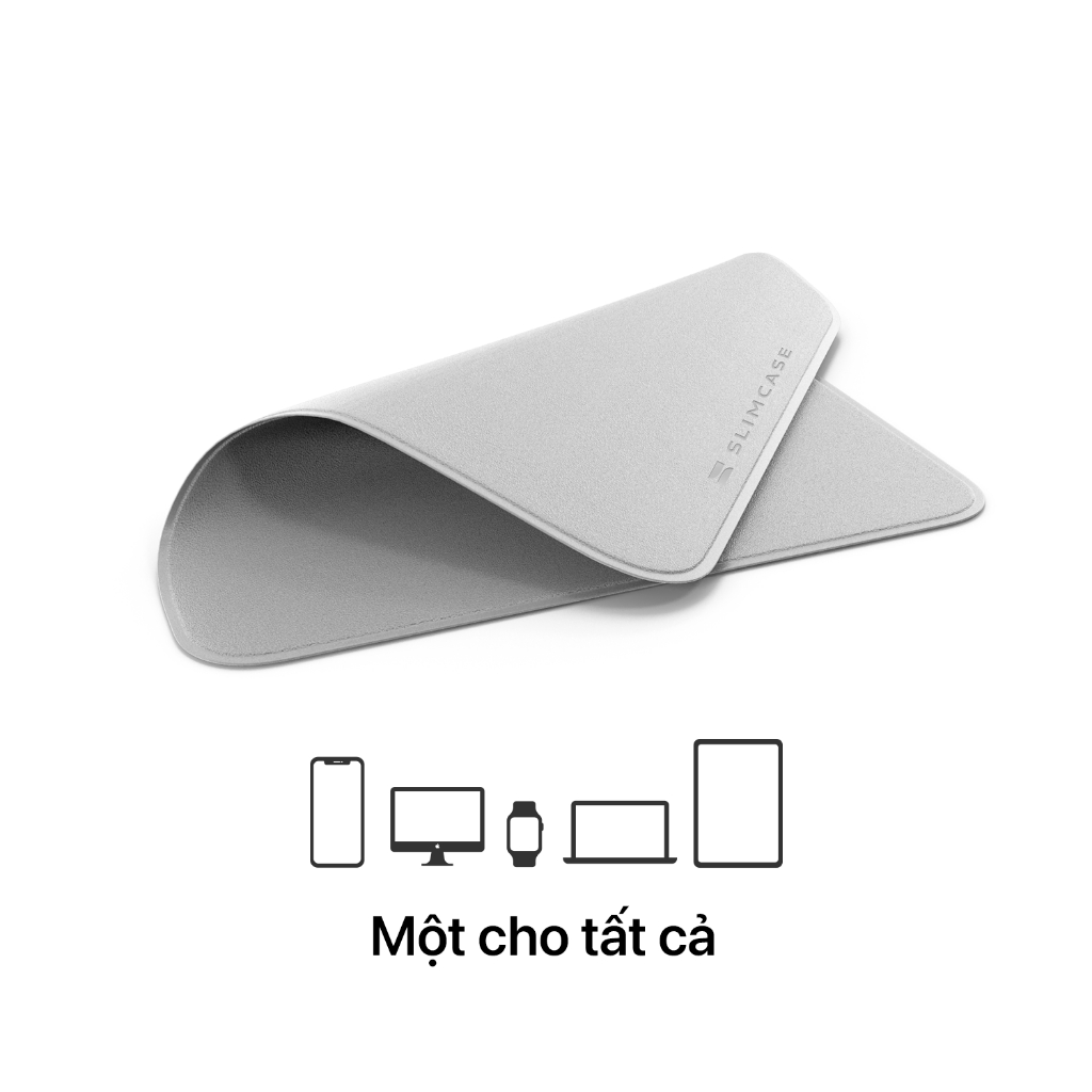Khăn lau vi sợi Slimcase dành cho màn hình thiết bị điện tử, điện thoại, máy tính bảng, laptop,....