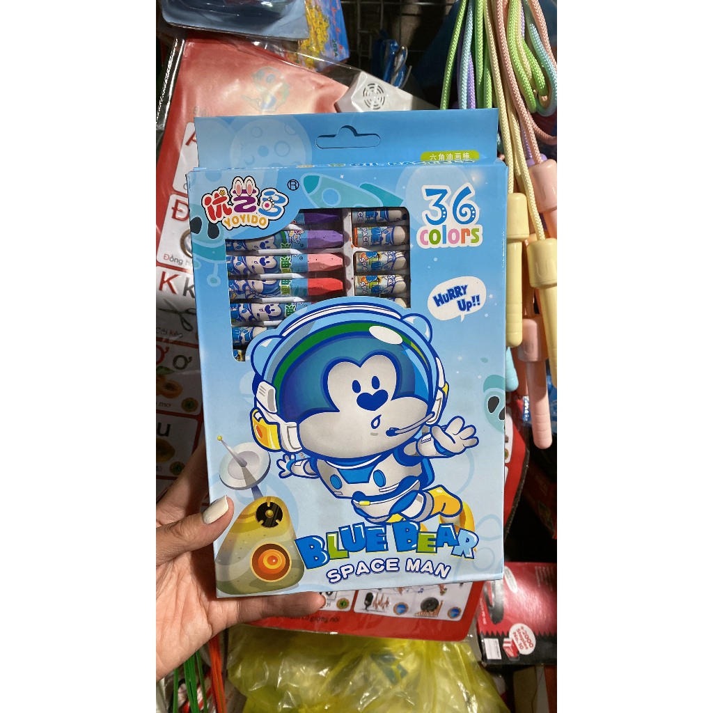 Hộp Sáp Màu Dầu 12/36 Màu Bút Màu Học Sinh Tập Tô Cho Bé