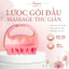 Lược gội đầu Sayaa bằng silicon mát xa da đầu giảm rụng kích thích mọc tóc