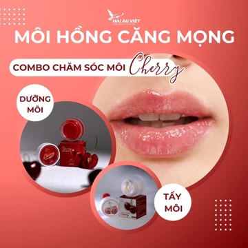 SON DƯỠNG HỒNG MÔI CHERRY #GIẢM THÂM MÔI #CĂNG MỌNG MÔI #MÔI MỀM MẠI #HẢI ÂU VIỆT