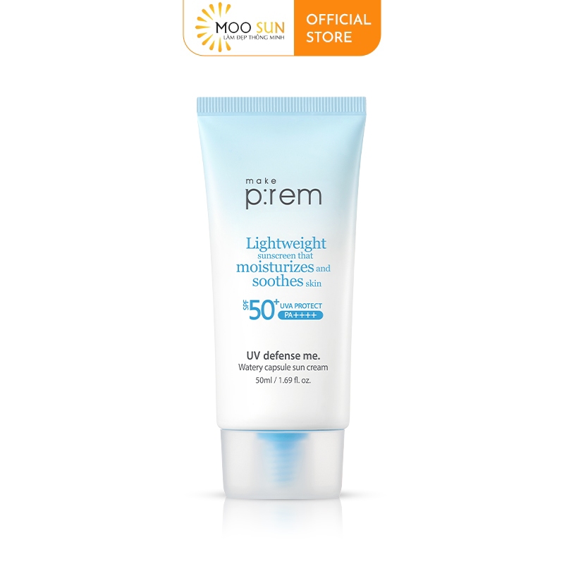Ảnh Kem Chống Nắng Vật Lý Make Prem UV Sun Cream Make P:rem SPF 50+ PA++++ 50ml 2