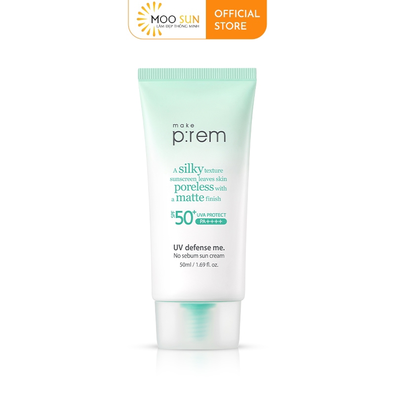 Ảnh Kem Chống Nắng Vật Lý Make Prem UV Sun Cream Make P:rem SPF 50+ PA++++ 50ml 1