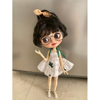 Đầm 2 dây xương rồng size blythe,xinyi,ob24