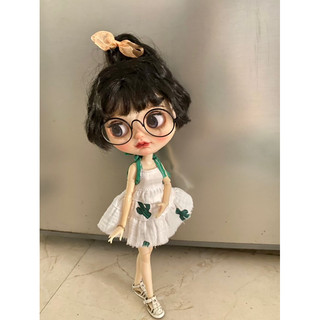 Đầm 2 dây xương rồng size blythe,xinyi,ob24