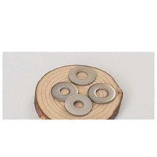 (INOX201) 50 cái M6, M8, M10 Long đen phẳng vành rộng Inox201