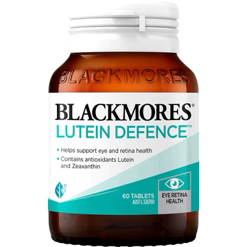 Viên Uống Bổ Mắt Blackmores Lutein Defence 60 Viên - Giảm Thiểu Nhức Mỏi Mắt, Cải Thiện Độ Cận Mắt, Bảo Vệ Mắt