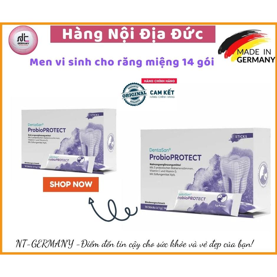 Men vi sinh cho răng miệng 14 gói ( DentaSan Probio Protect 14 Sticks ...