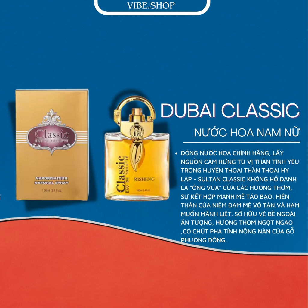 Tinh dầu nước hoa chính hãng Dubai Classic thơm lâu quý phái cho nam và nữ