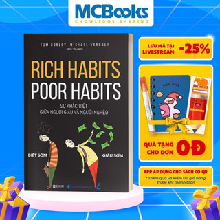 Sách BizBooks - Rich Habits - Poor Habits Sự khác biệt giữa người giàu và người nghèo