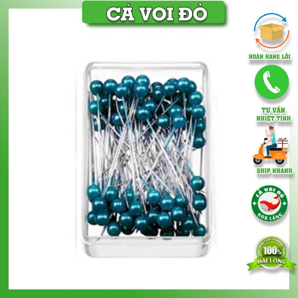 Hộp 100 kim ghim 38mm DRESSMAKER PINS - đinh ghim | Shopee Việt Nam