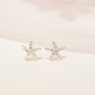 Khuyên tai bạc nữ LAMY Starfish Stud Earrings 3220- Khuyên tai bạc ta