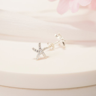 Khuyên tai bạc nữ LAMY Starfish Stud Earrings 3220- Khuyên tai bạc ta