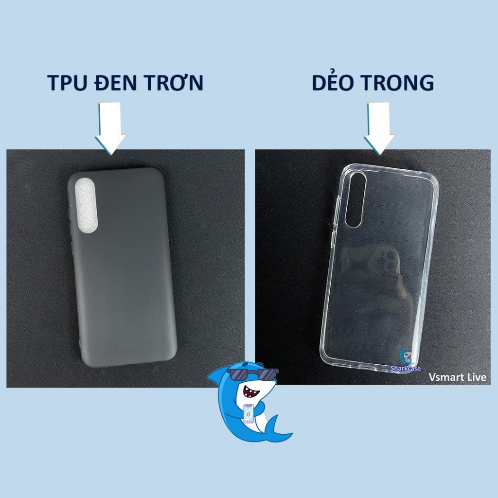 Ốp lưng Vsmart Live 4 / Live nhựa dẻo silicon bảo vệ điện thoại toàn diện chống xước va đập
