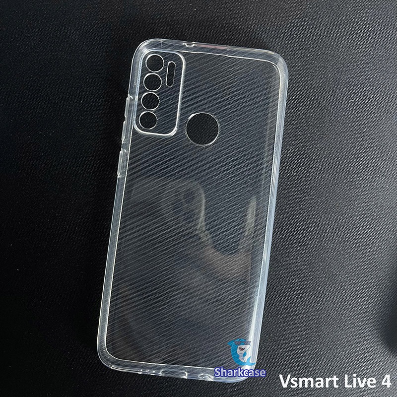 Ốp lưng Vsmart Live 4 / Live nhựa dẻo silicon bảo vệ điện thoại toàn diện chống xước va đập