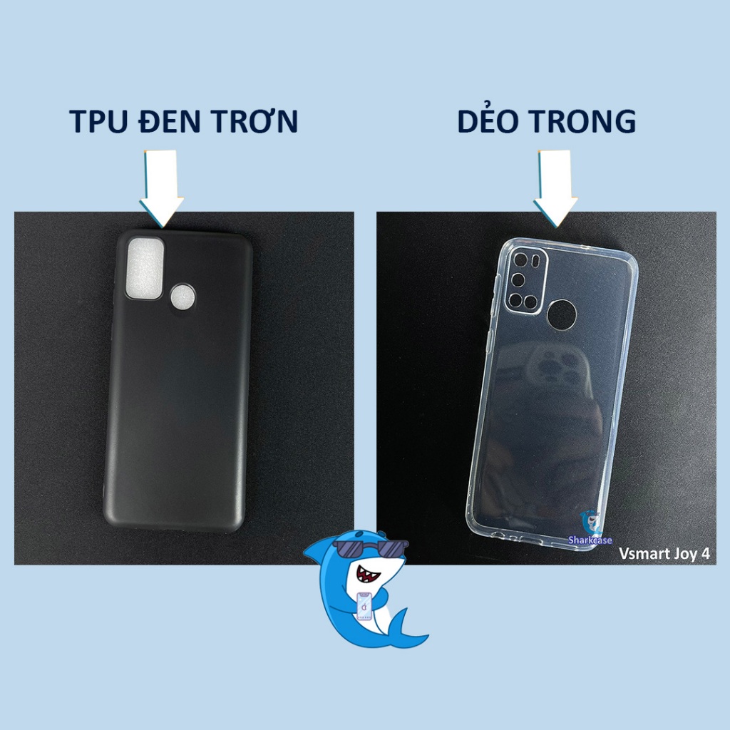 Ốp lưng Vsmart Joy 4 nhựa dẻo silicon bảo vệ điện thoại toàn diện chống xước va đập