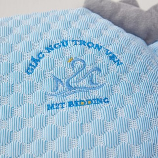 Gối cao su non trẻ em M2T BEDDING kích thước 30x50x8cm, êm ái, thoáng mát