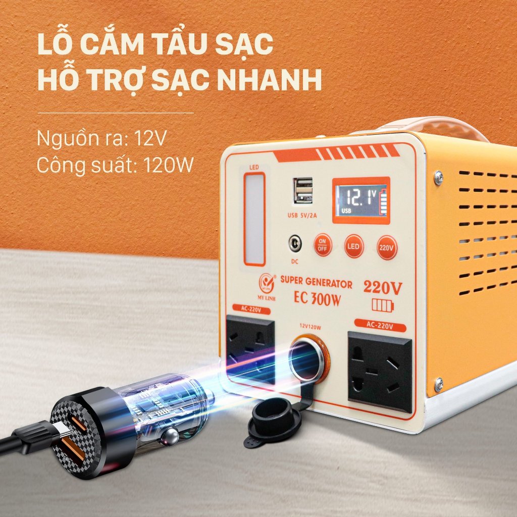 Ưu điểm Bình Phát Điện Mỹ Linh 300W
