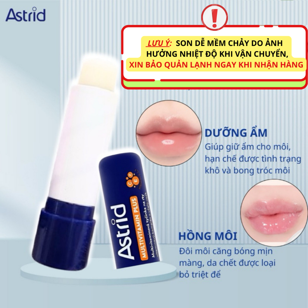 Son Dưỡng Môi Astrid Tái Tạo Môi Từ Mỡ Hươu 4.7gr | Shopee Việt Nam